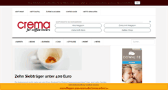 Desktop Screenshot of cremagazin.de